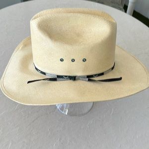 Straw Stetson, western hat